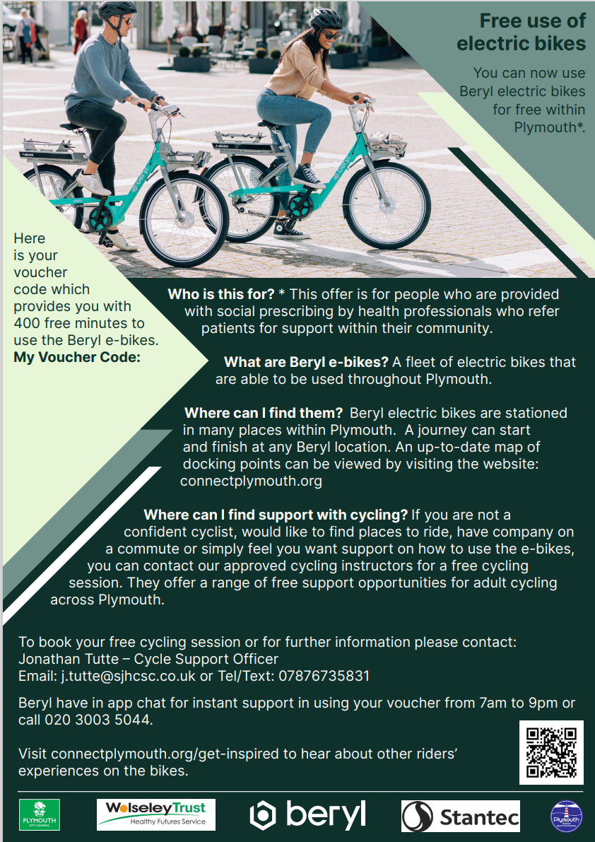 Social prescribing leaflet side 1